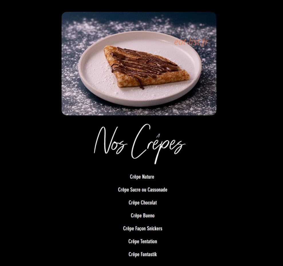 Le Club Café — carte page 6