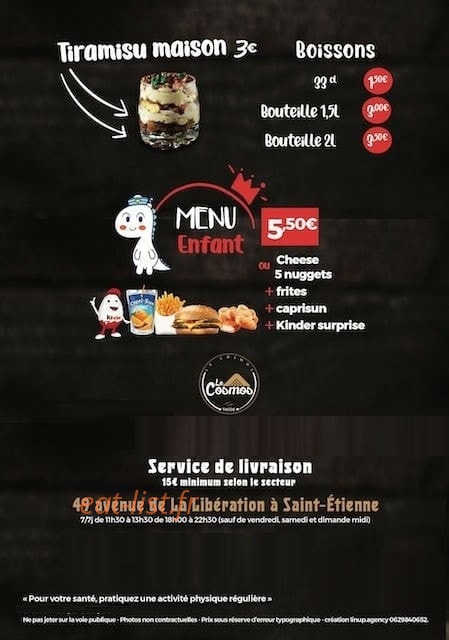 Le Cosmos — carte page 4
