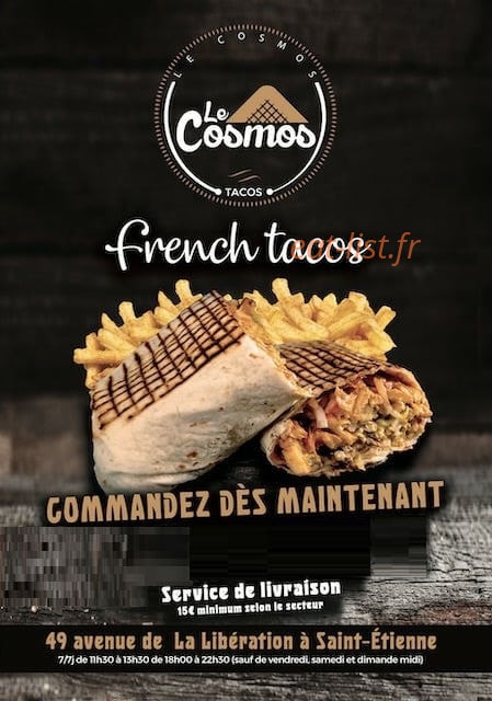 Le Cosmos — carte page 1