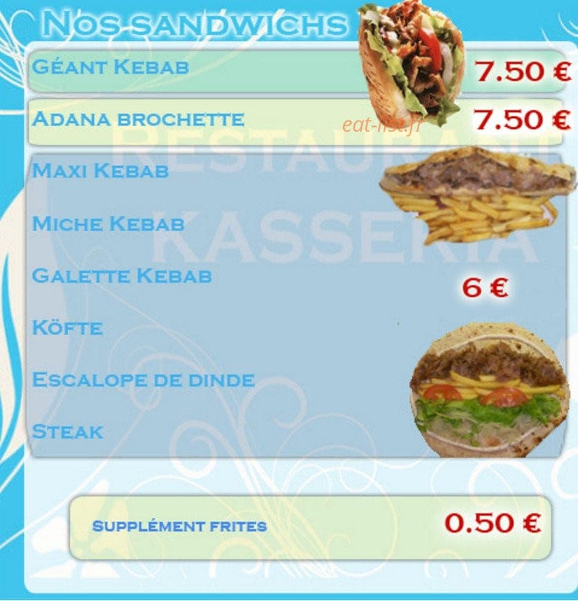 Le kasseria — carte page 4