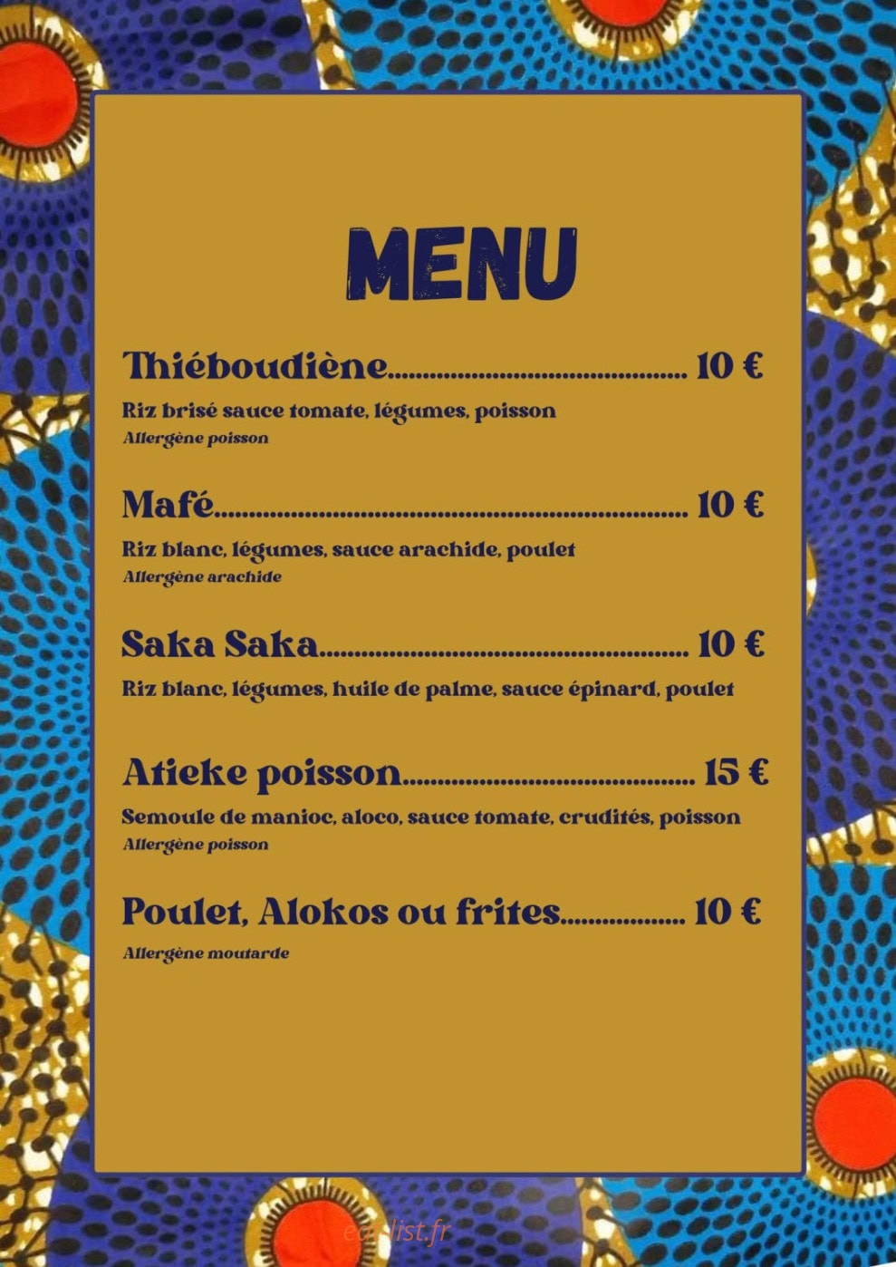 Le Maquis'Art — carte page 1