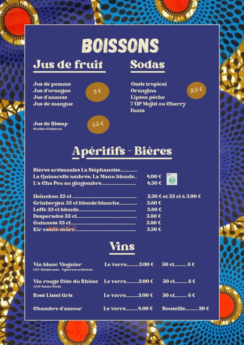 Le Maquis'Art — carte page 2