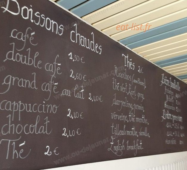 Le petit café — carte page 3