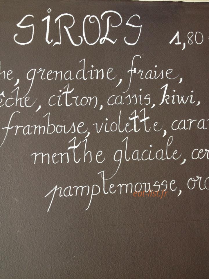 Le petit café — carte page 4