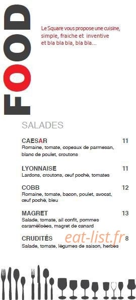 Le square — carte page 2