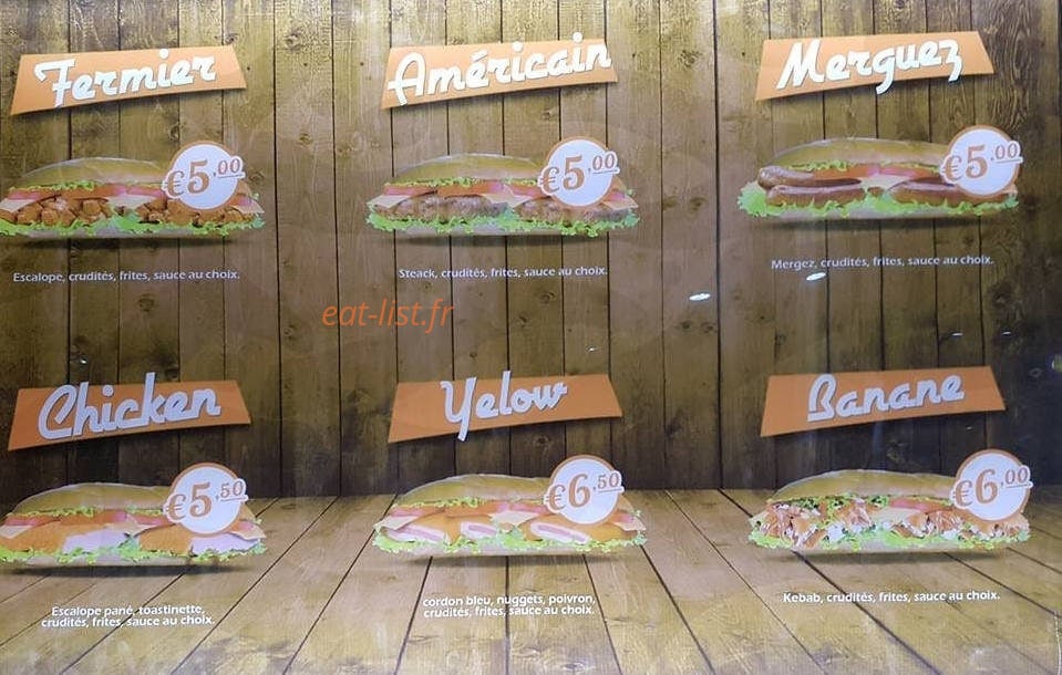 Le tacos — carte page 4