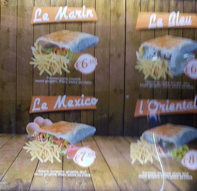 Le tacos — carte page 6