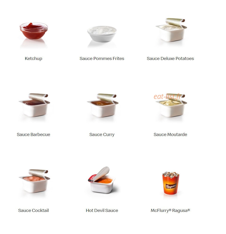 Mc Donald's — carte page 9