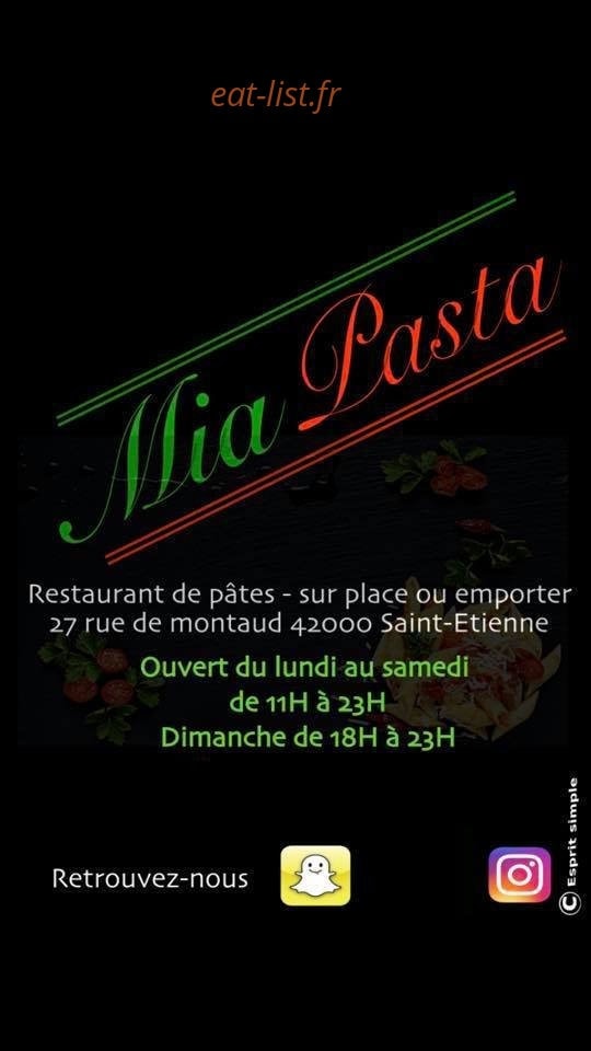 Mia-pasta — carte page 1