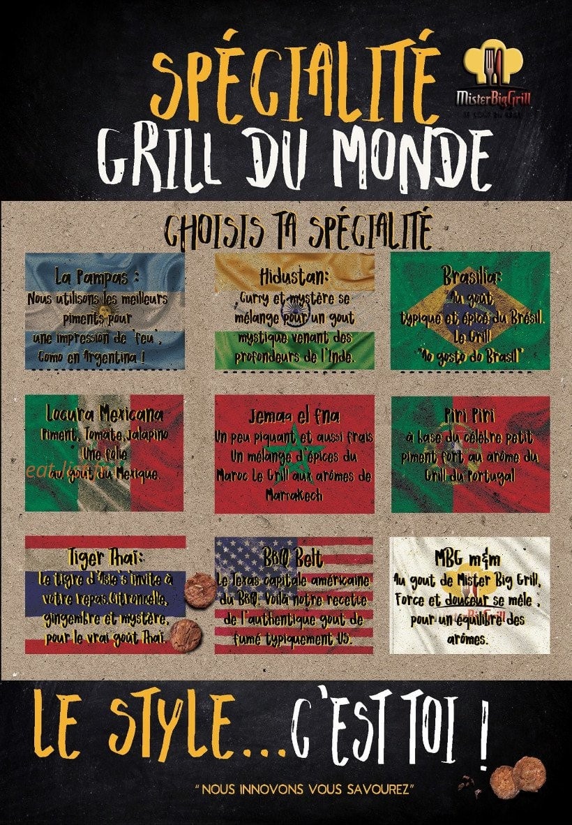 Mister Big Grill — carte page 3