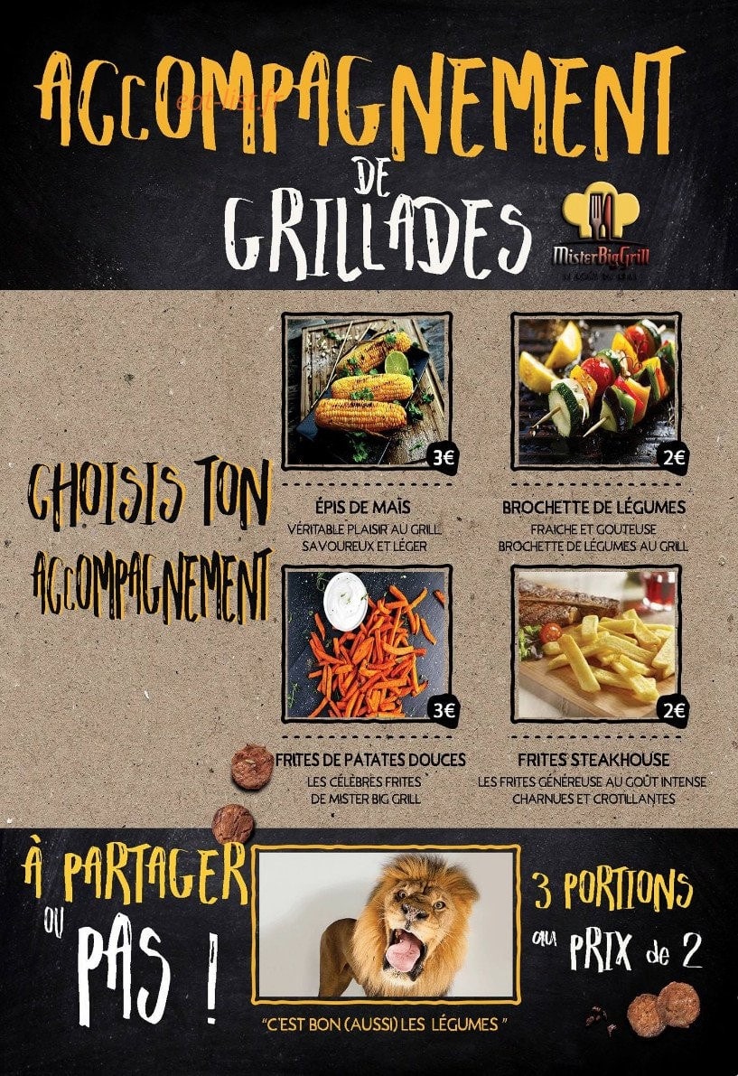 Mister Big Grill — carte page 4