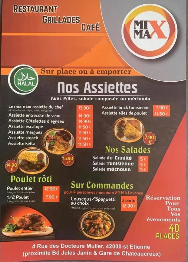Mix Max — carte page 1