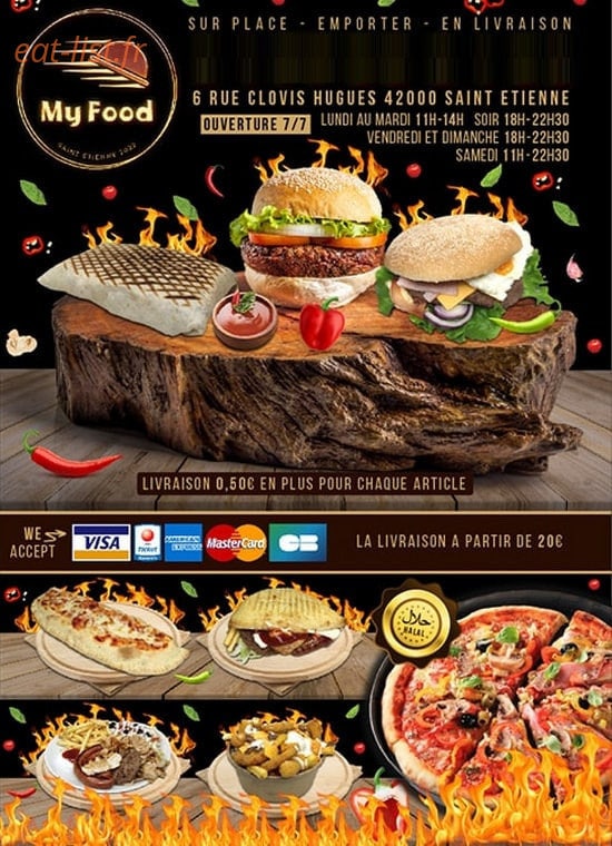 My Food — carte page 1
