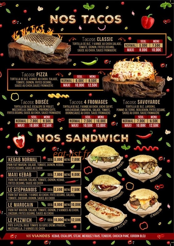 My Food — carte page 3