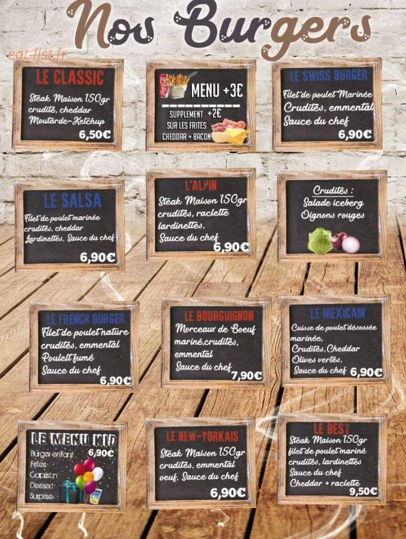 Original Food — carte page 2