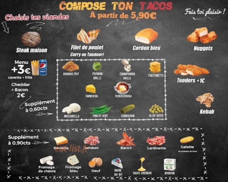Original Food — carte page 6