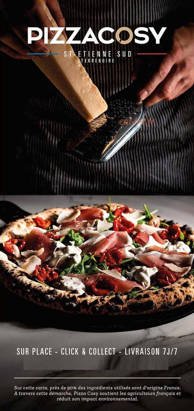 Pizza Cosy saint etienne sud — carte page 1