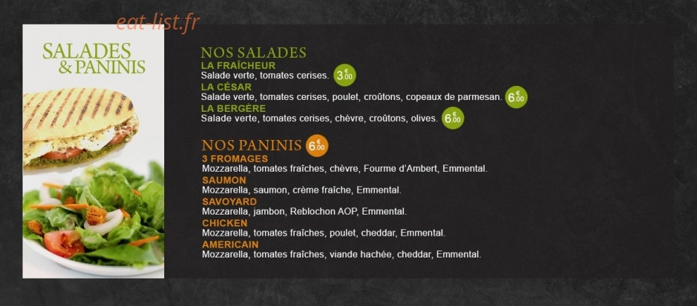 Pizza Leon — carte page 3