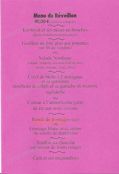 Pizzeria Don Cesar — carte page 2