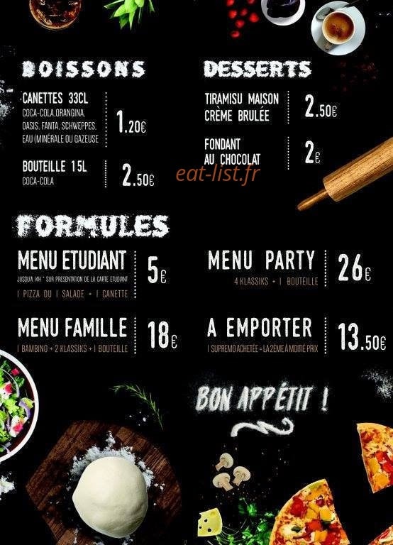 Pizzeria Zapi — carte page 4