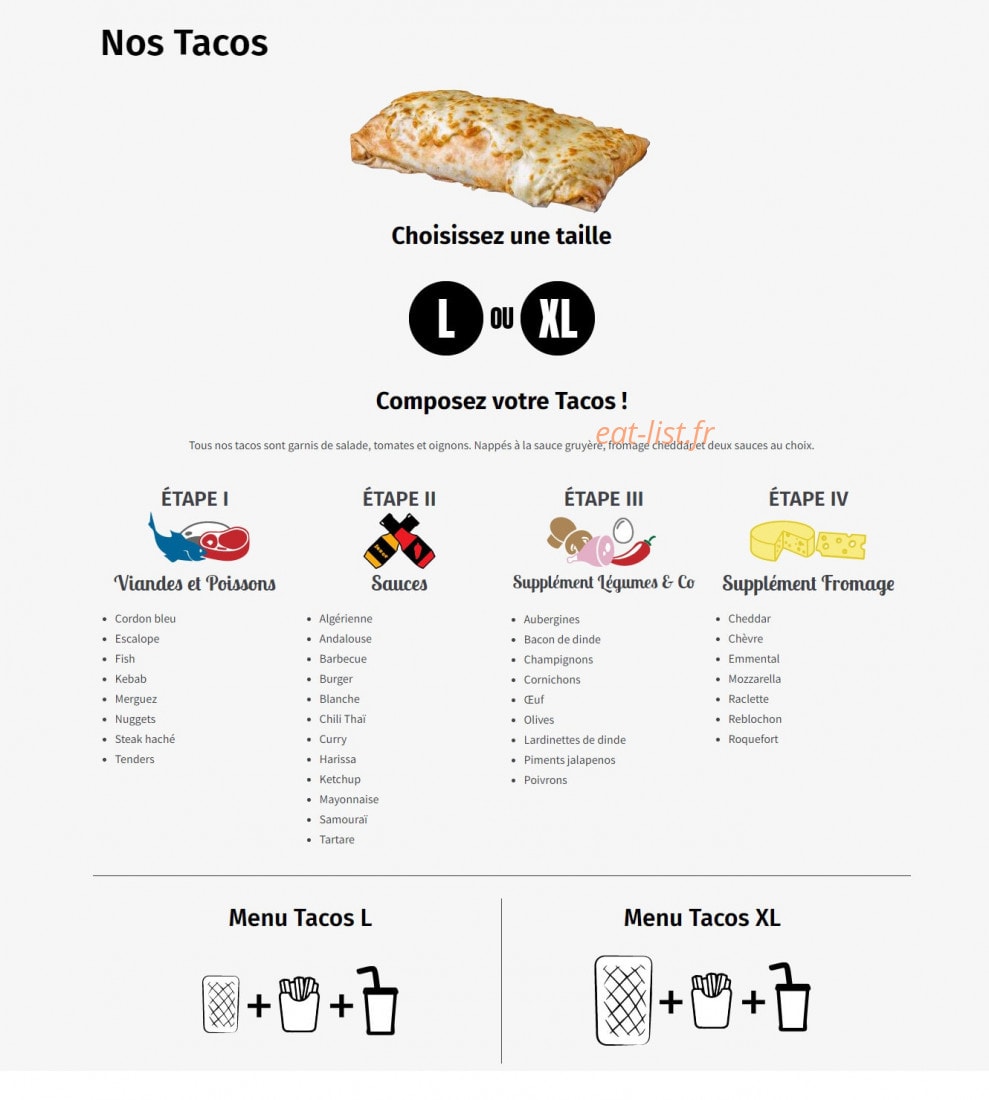 Station pizza — carte page 5