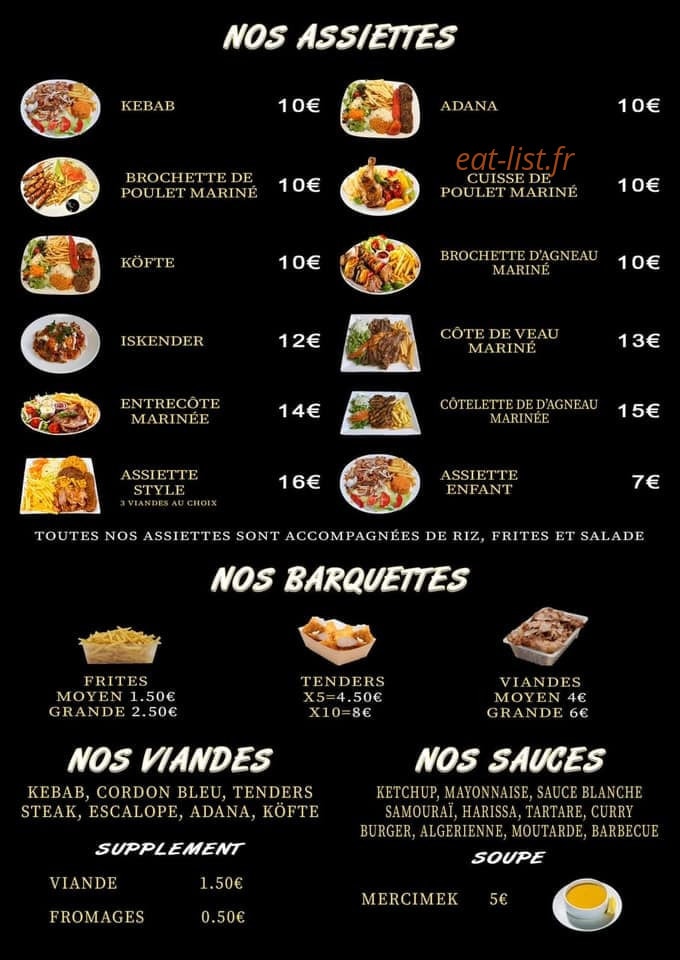 Style kebab — carte page 2