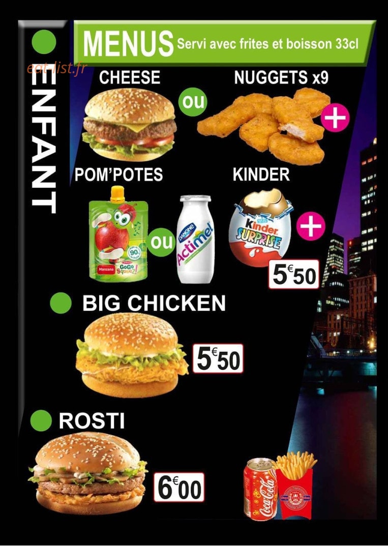 Super Food Station — carte page 7