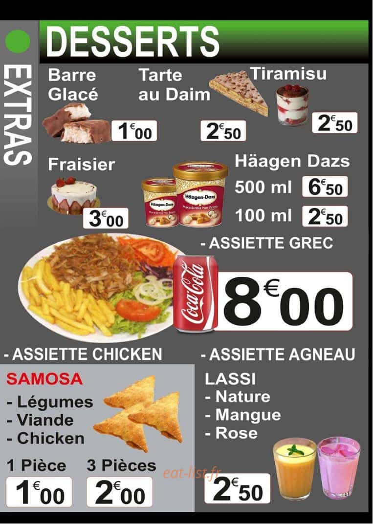 Super Food Station — carte page 8