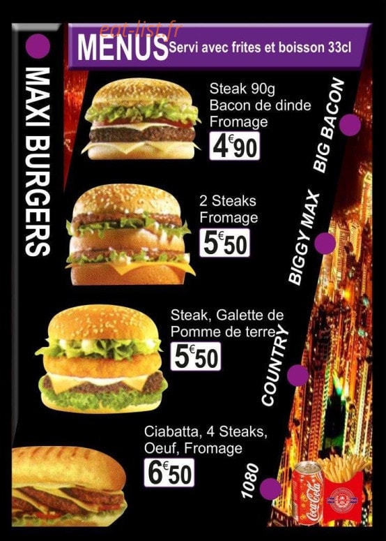 Super Food Station — carte page 12