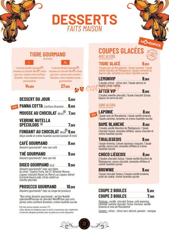 VIP — carte page 4