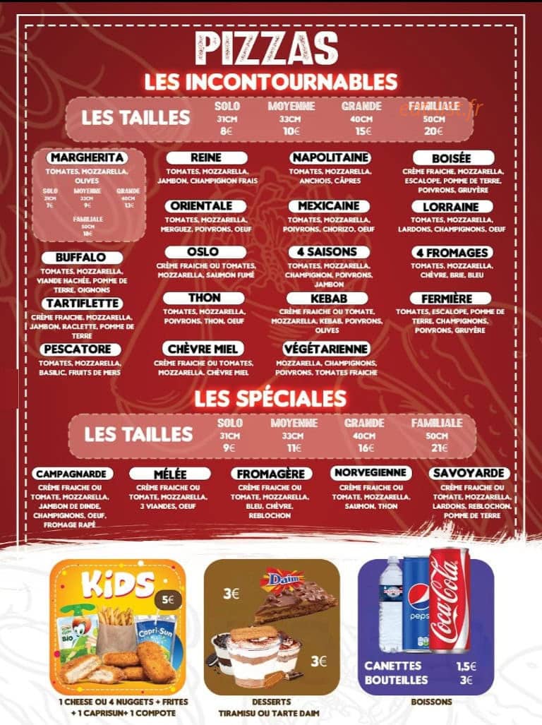 Tip Top Bellevue — carte page 3