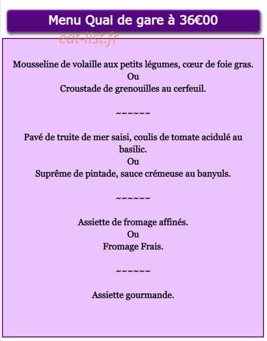 La Gare — carte page 4