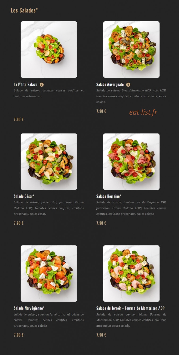 Pizza Cosy — carte page 3