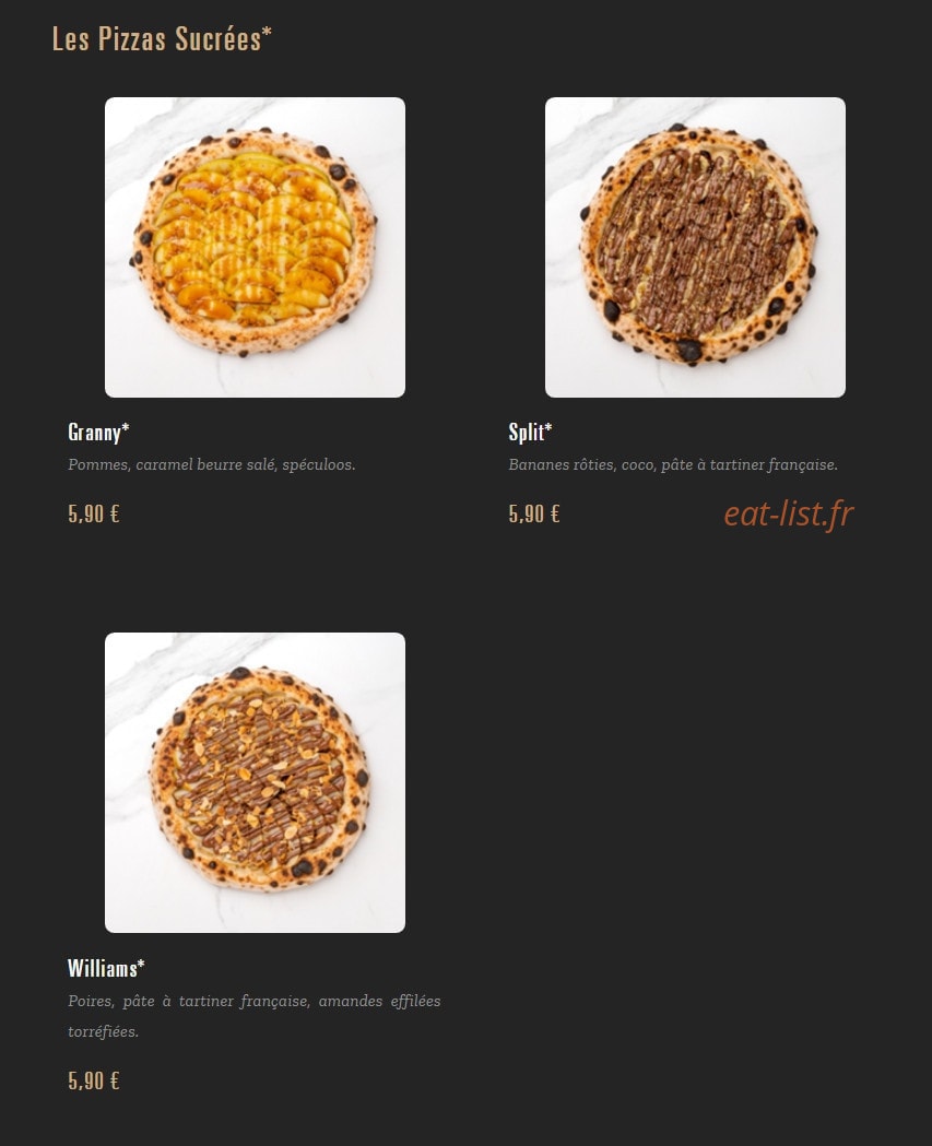 Pizza Cosy — carte page 7