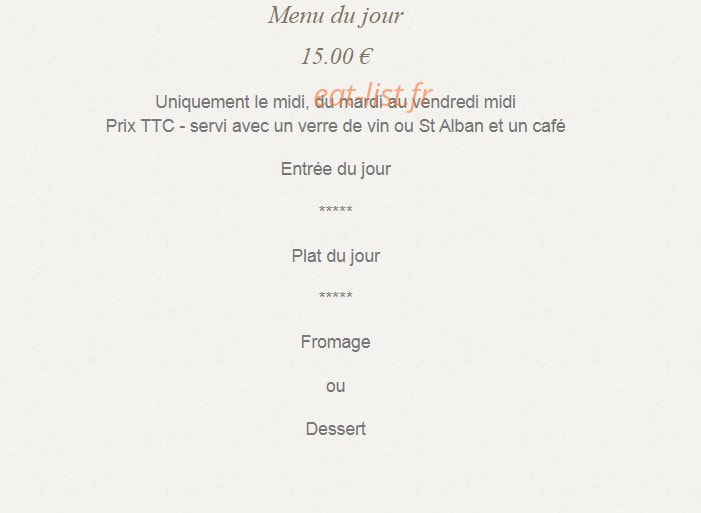 Ma chaumière — carte page 1