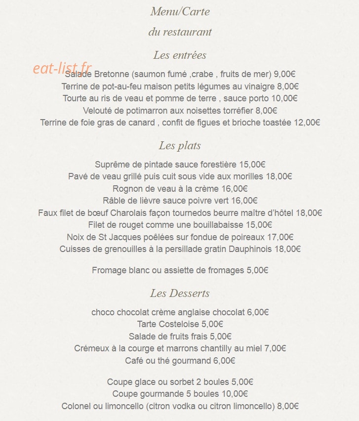 Ma chaumière — carte page 3