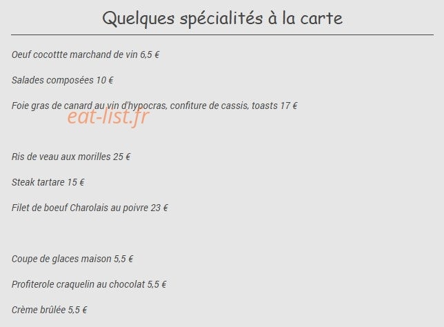 Le Dahu — carte page 1