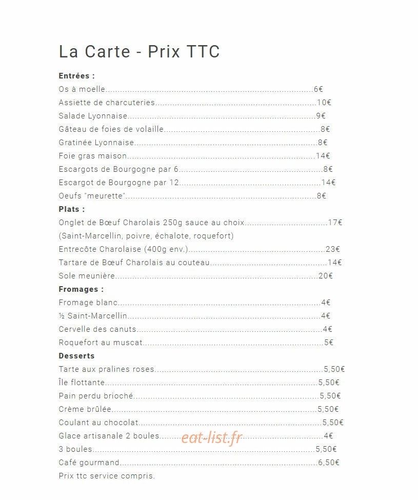 La Rocadine — carte page 5