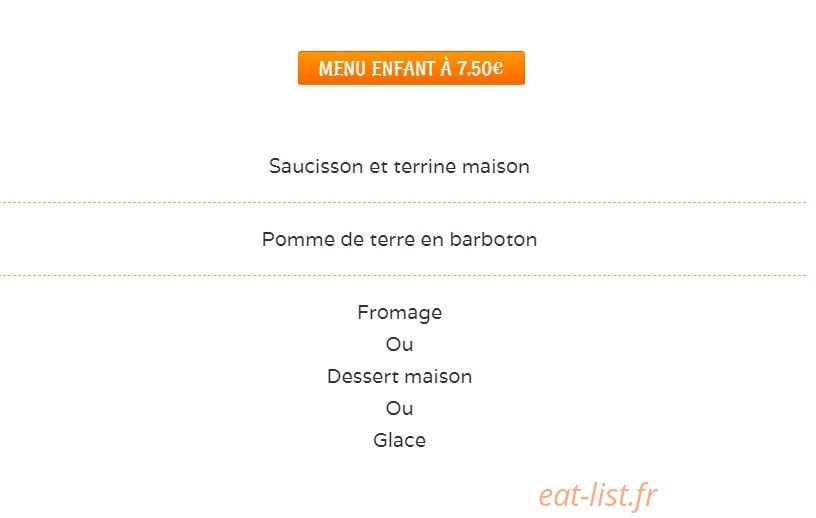 Auberge la Césarde — carte page 4