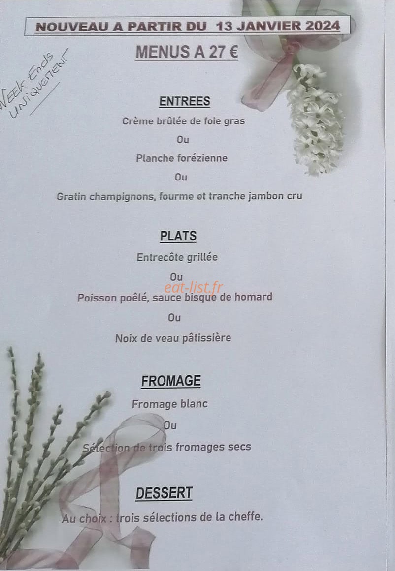 La Loge aux Vignes — carte page 1