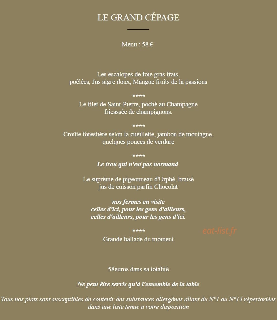 La loge aux Vignes — carte page 3