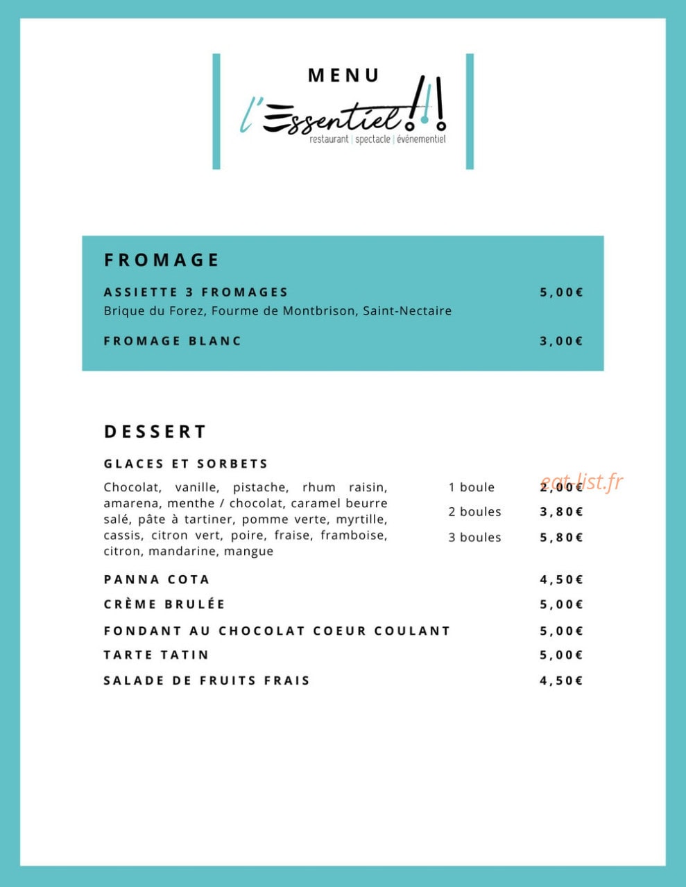 L'Essentiel — carte page 3