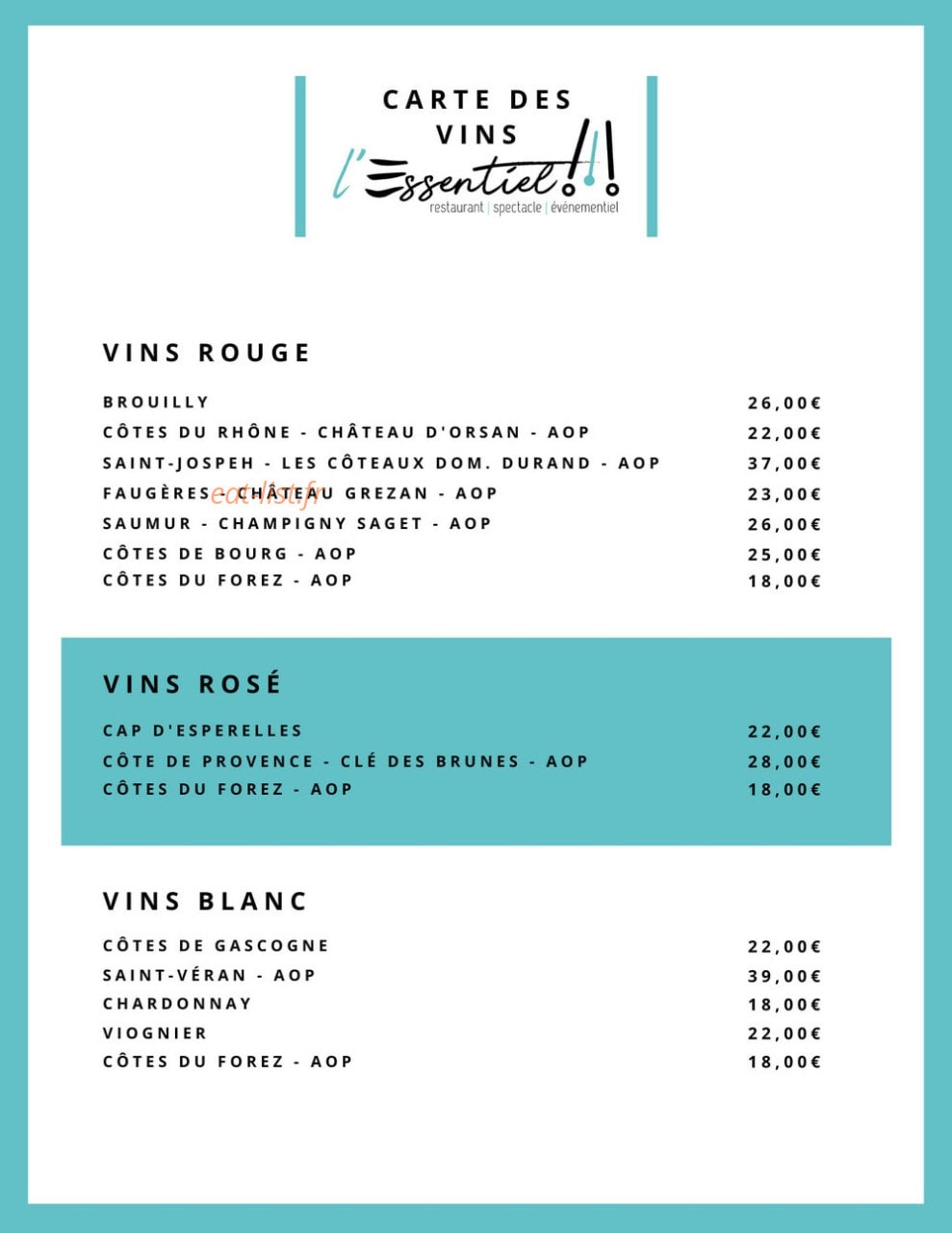 L'Essentiel — carte page 4