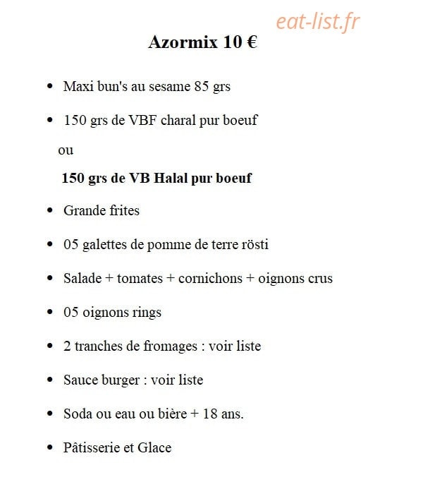 Azormix un max de snacking — carte page 4