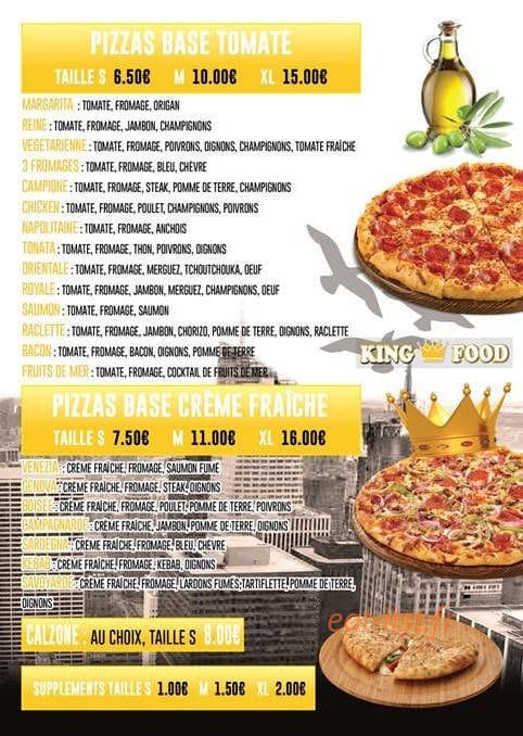 King food — carte page 2
