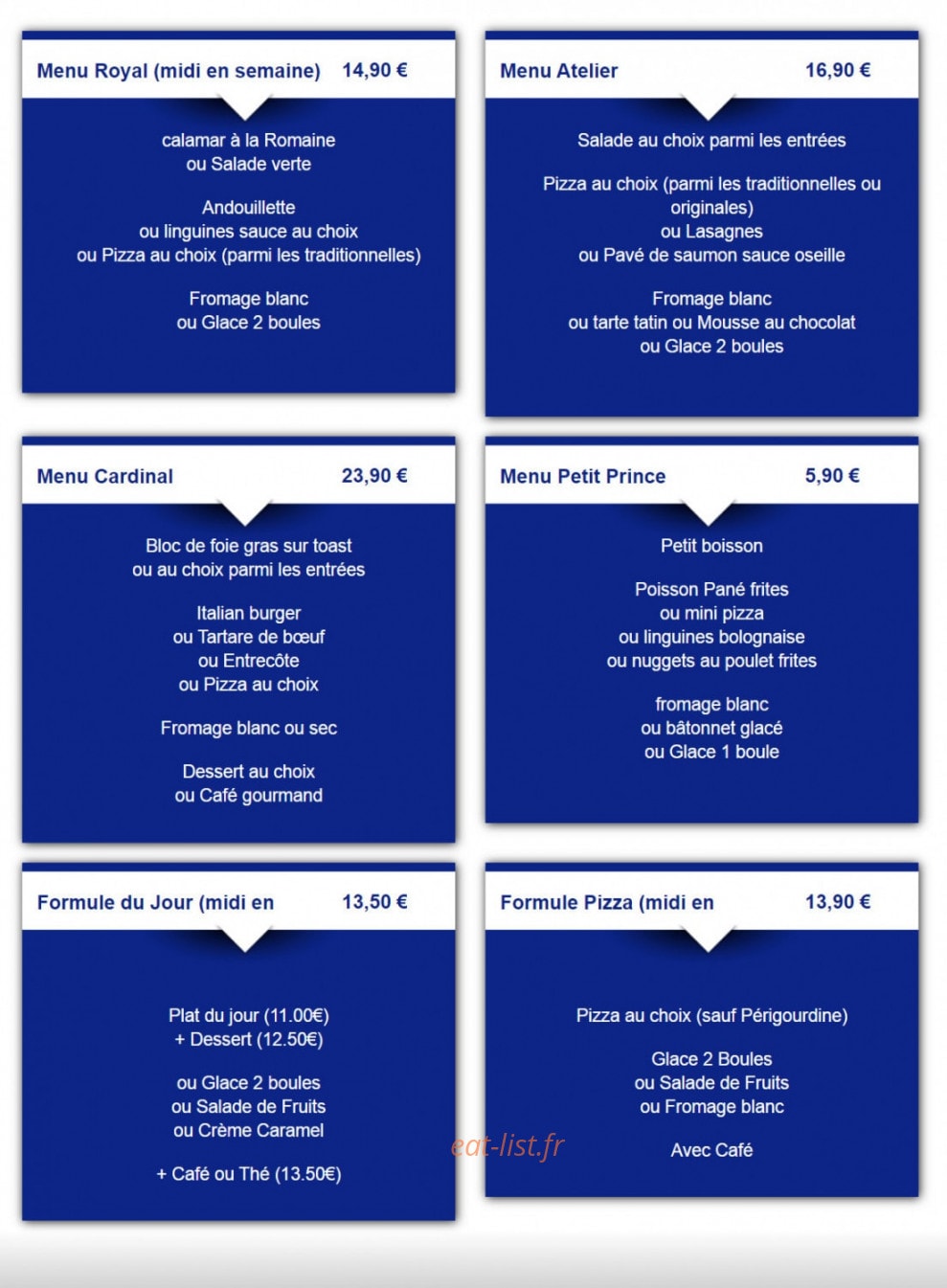 Le Cardinal — carte page 5