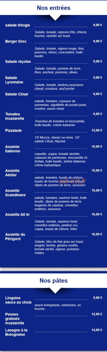 Le Cardinal — carte page 1