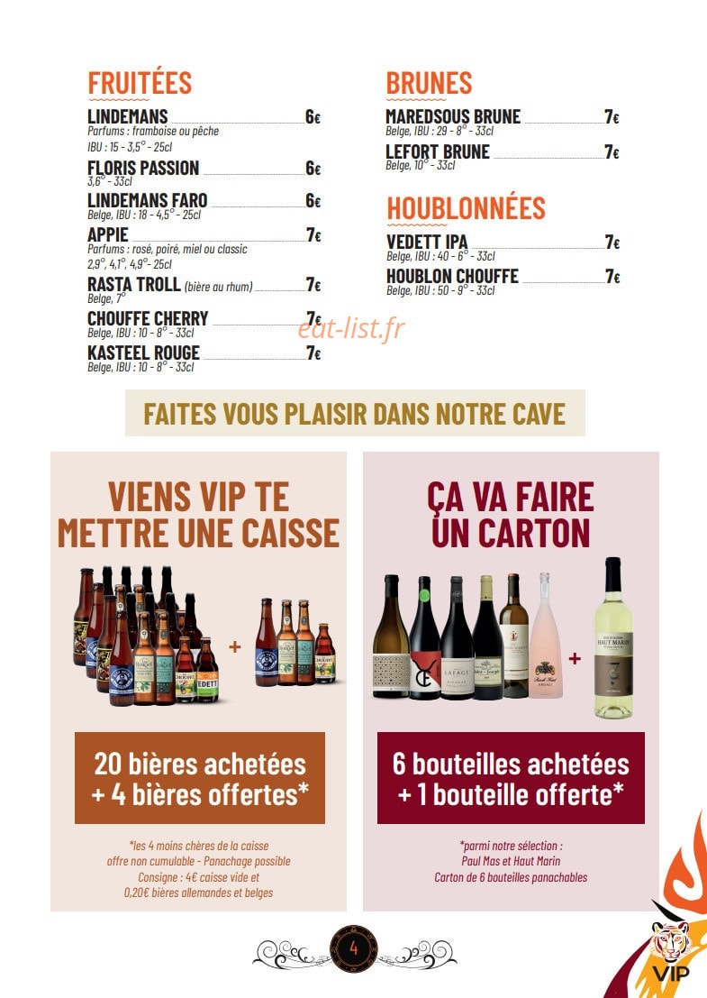 VIP — carte page 9
