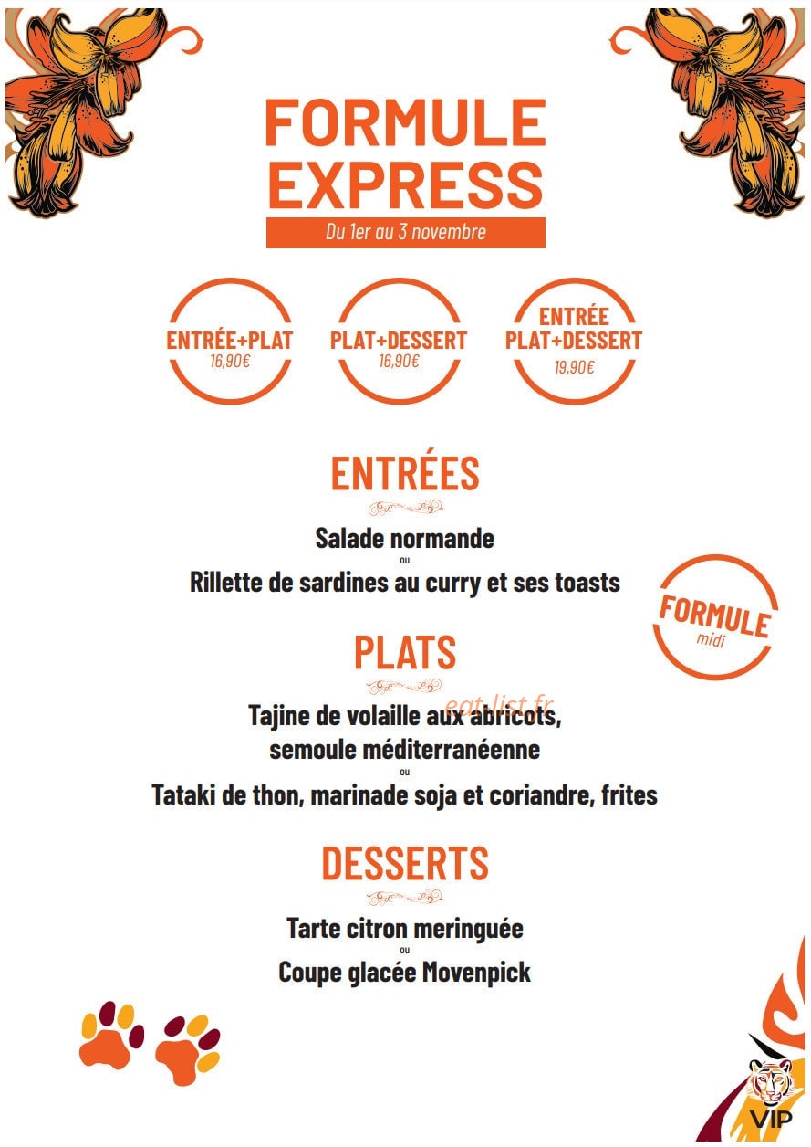 VIP — carte page 1