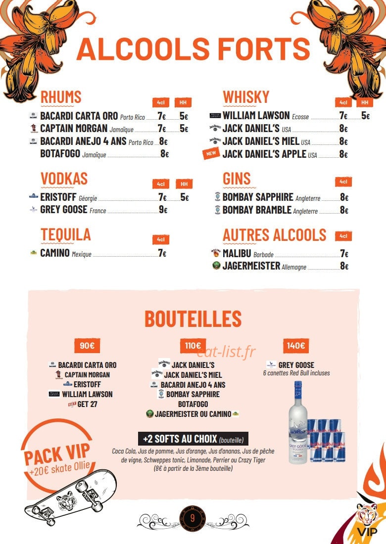VIP — carte page 14